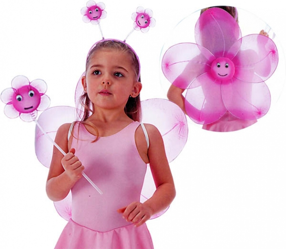 Set fleur enfant rose - Photo