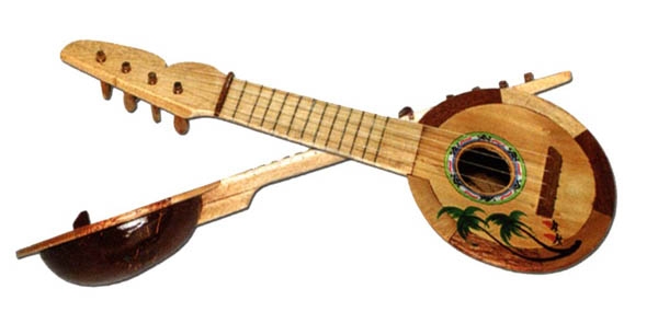 Coconut ukulele 43 cm - Photo