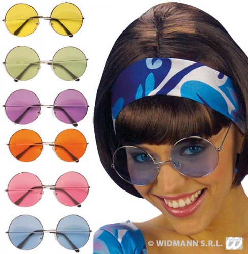 Lunettes annes 70 colori assorti uv400 - Photo