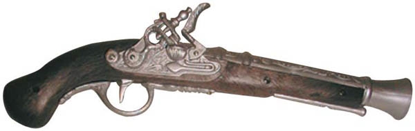 Pistolet de pirate 30 cm - Photo