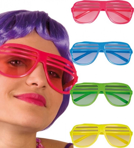 Lunettes vegas uv400 fluo assorties - Photo