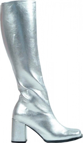 Bottes gogo 60's argent pointure  - Photo