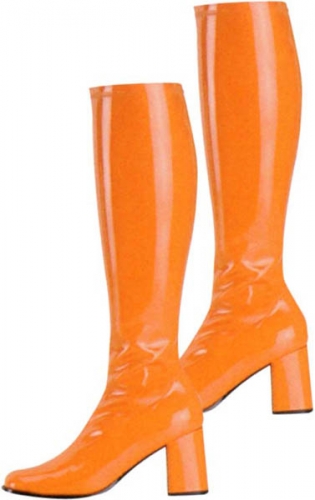 Bottes gogo 60's orange pointure  - Photo