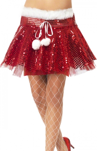 Tutu a sequins rouge style nol - Photo