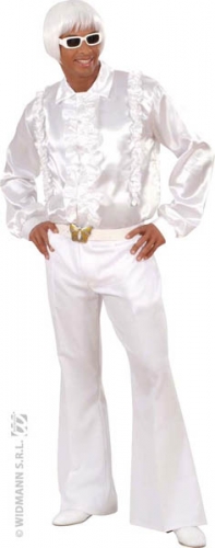 Pantalon homme blanc extensible  - Photo