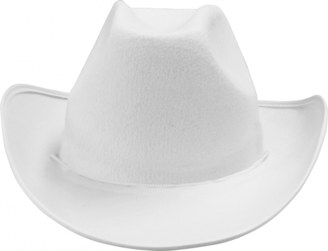 Chapeau cow-boy blanc adulte - Photo