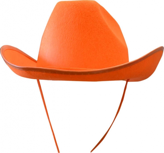 Chapeau cow-boy orange adulte - Photo