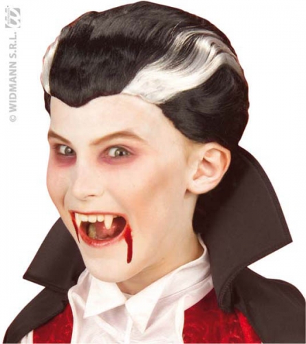 Perruque vampire enfant flamme retardante - Photo