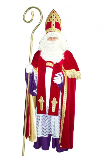 Dguisement Saint Nicolas velours de coton super luxe  - Photo