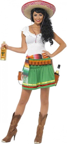 Dguisement mexicaine tequila shooter femme  - Photo