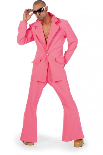 Dguisement Disco homme rose - Photo