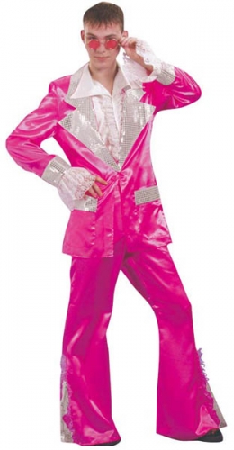 Dguisement disco king fuchsia  - Photo