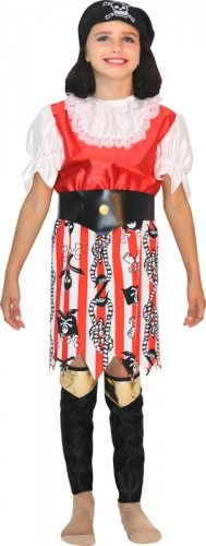 Dguisement enfant pirate Laura  - Photo