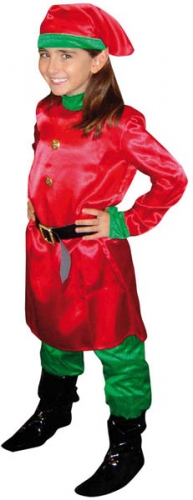 Dguisement enfant lutin de Nol  - Photo