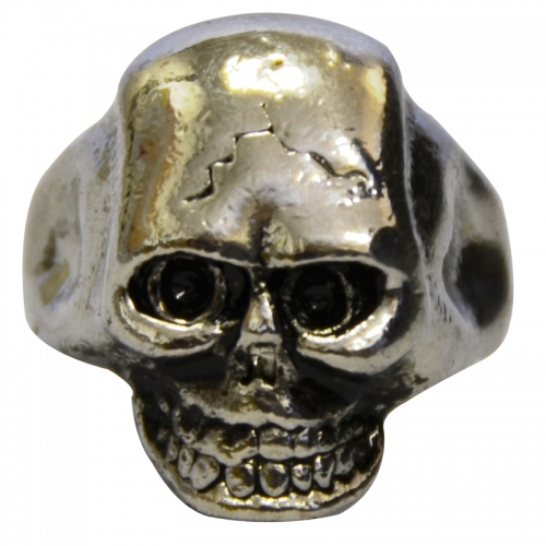 Bague metal tete de mort - Photo